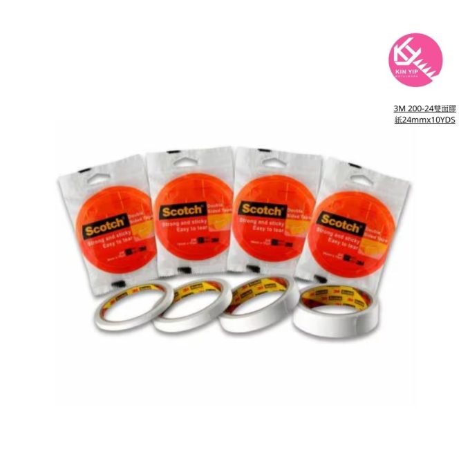 3M 200-24雙面膠紙24mmx10YDS