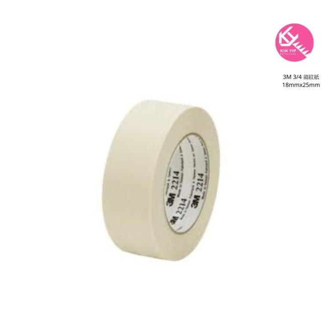3M 3/4 縐紋紙 18mmx25mm