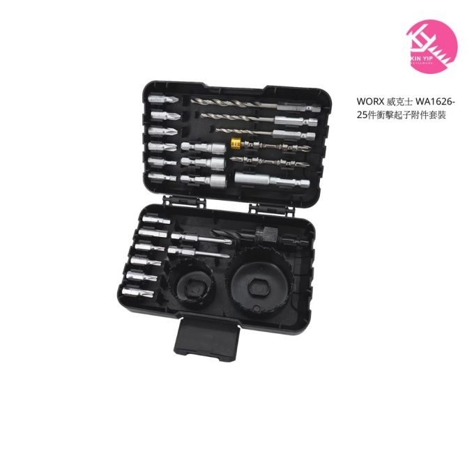 WORX 威克士 WA1626 - 25件衝擊起子附件套裝