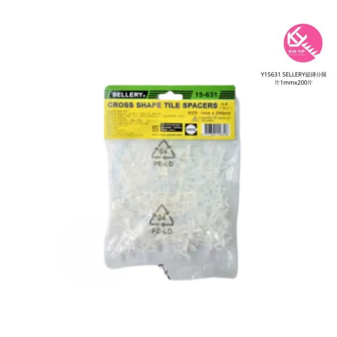 Y15631 SELLERY磁磚分隔片1mmx200片